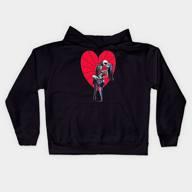 Jack and Sally Kids Hoodie by Mikeywear Apparel